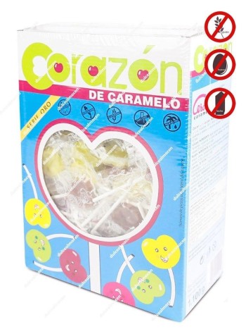 Cerdan piruleta corazon surtida 110 uds