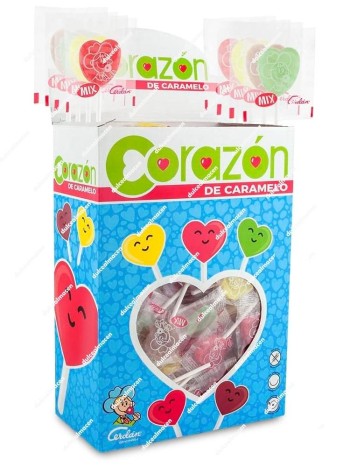 Cerdan Piruletas Corazón Surtidas 200 uds