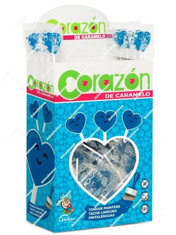 Cerdan Piruletas Corazón Pintalenguas 200 uds