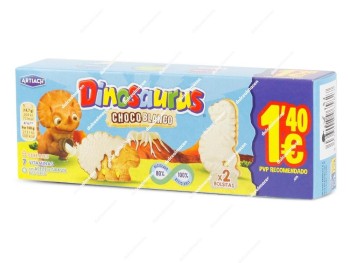 Artiach Dinosaurus Chocolate Blanco 88 gr