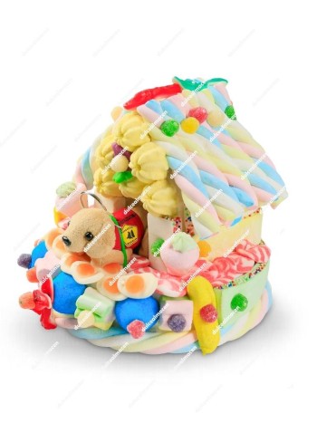 Dulcealmacén Tarta de Chuches Caseta Animal