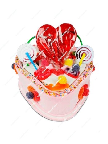 Tarta de Chuches Corazón Pequeño San Valentín