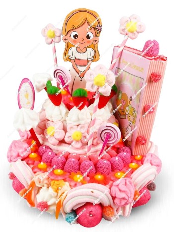 Dulcealmacen Tarta de Chuches Libro Comunión Serie 6