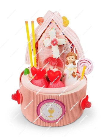 Dulcealmacén Tarta de Chuches Mini Iglesia Comunión Serie 4