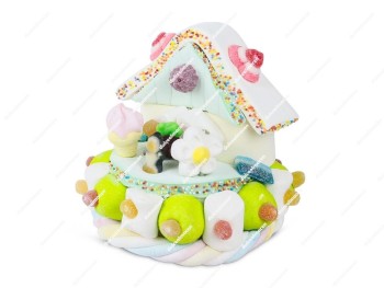 Dulcealmacén Tarta de Chuches Mini Casita