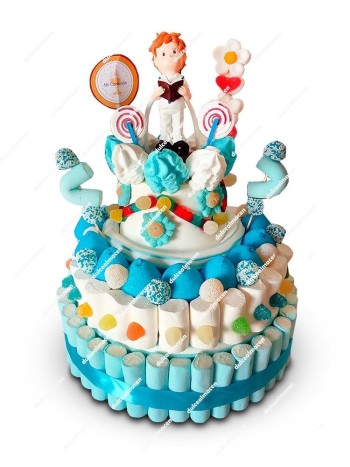 Dulcealmacén Tarta de Chuches Comunión Serie 7